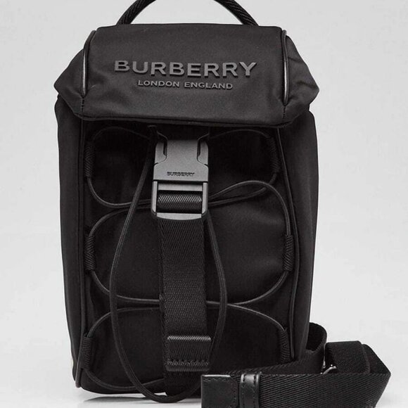 Burberry Black Nylon Murray Crossbody Sling Bag - Picture 1 of 12